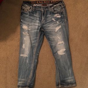 ROCK REVIVAL HETTIE STRETCH CROPPED JEAN